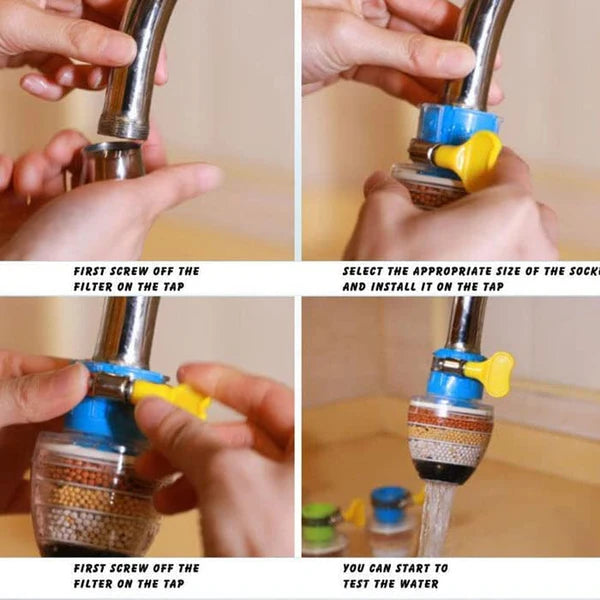 🔥 Buy 1 Get 1 FREE 🔥 Home Kitchen Faucet Tap Water Clean Purifier Filter