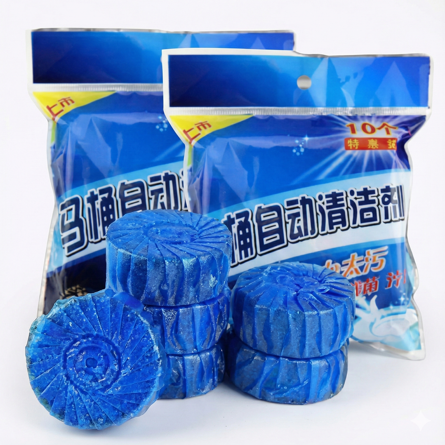 🚽 Toilet Cleaning Tablet (10 pcs) | Automatic Cleaner & Deodorizer 🔥 Limited Offer – Buy Now!