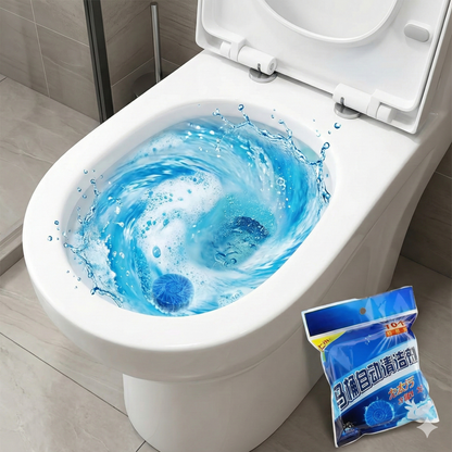 🚽 Toilet Cleaning Tablet (10 pcs) | Automatic Cleaner & Deodorizer 🔥 Limited Offer – Buy Now!