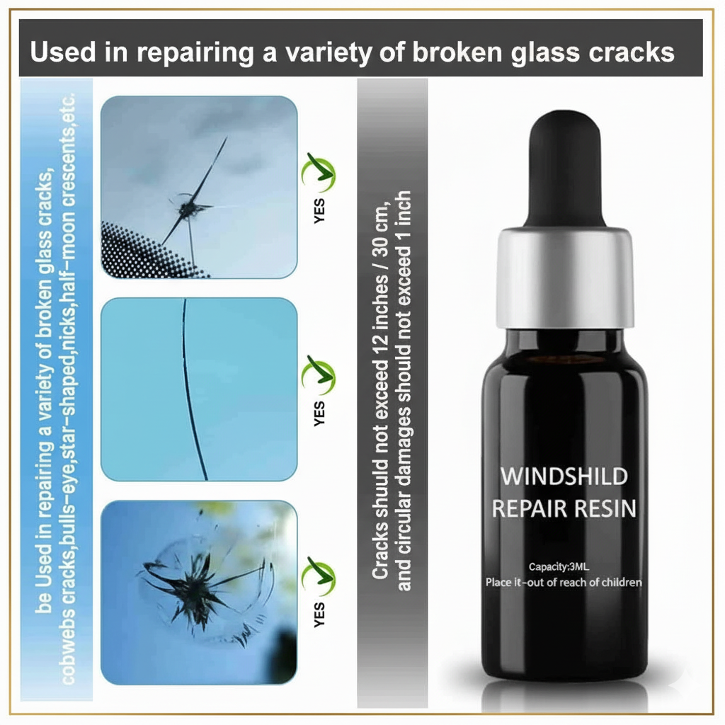 Glass Repair Kit – Easy Crack Repair | 50% OFF Today