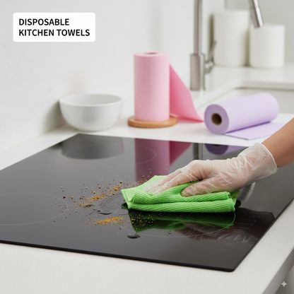 Disposable Kitchen Towels (75 Sheets) – Super Absorbent | 50% OFF