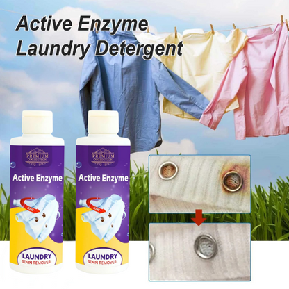 🧴✨ Laundry Stain Remover – Active Enzyme Power 💧 (Pack of 2, 100ml)